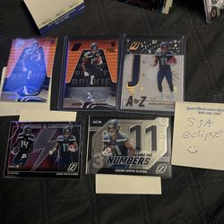 Jaxon Smith Auto Card And Other Rookies And Inserts Lot