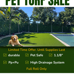 Artificial grass k9 pet turf rolls