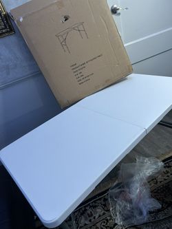 plastic  table new  in box 