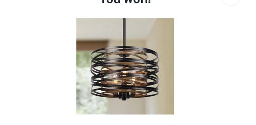 Industrial Metal and Wood Pendant Chandelier