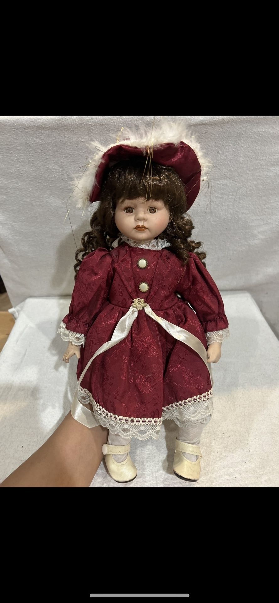 VINTAGE porcelain doll