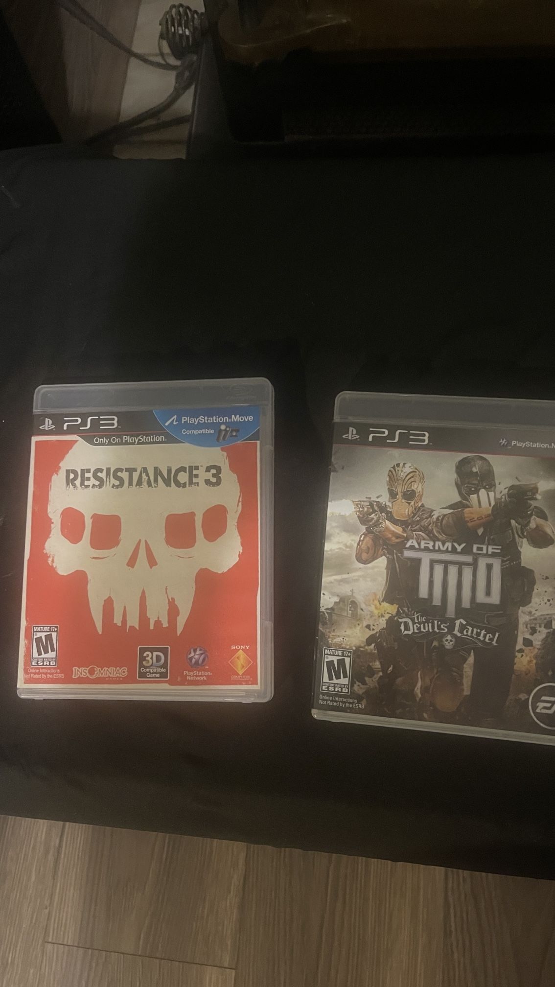 PS3 Resistance 3 & Army of Two