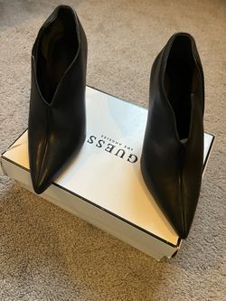 Guess booties Leather