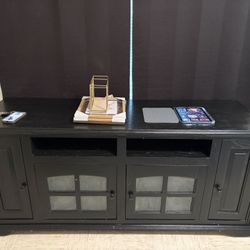 Black tv stand 