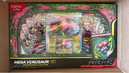 (Set of 6) Pokemon TCG: Mega Venusaur ex Premium Collection