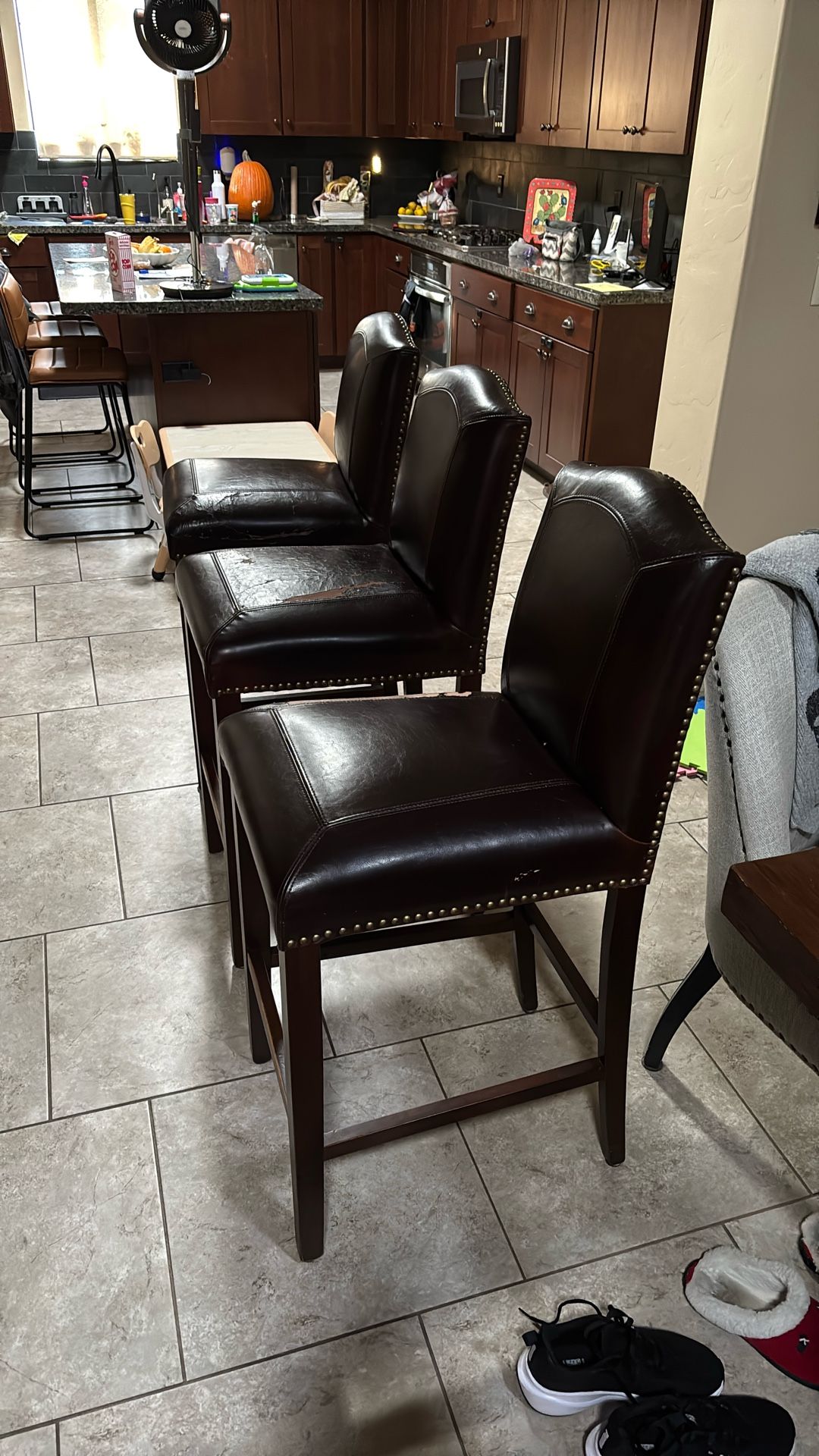 Set of 3 Counter Bar Stools