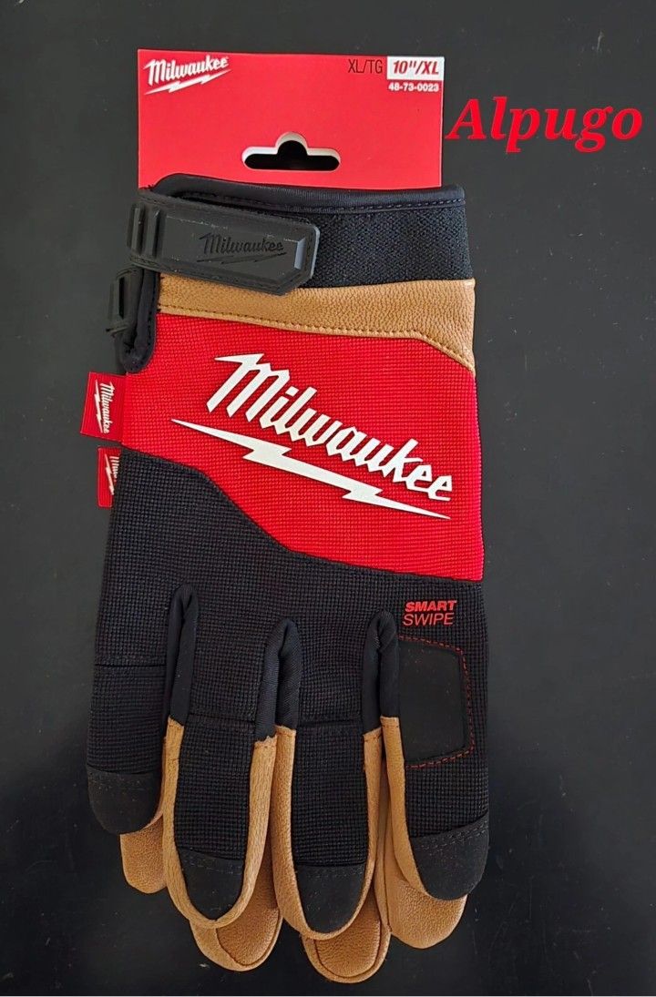Milwaukee 48-73-0023 Leather Performance Gloves X-LARGE ~ NEW w/ TAGS~