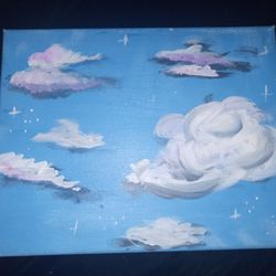 Cloudy Sky Painting 