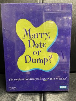 New Marry, Date Or Dump Hasbro Game