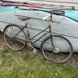 vintage Rudge Sports 3-speed step-through bicycle
