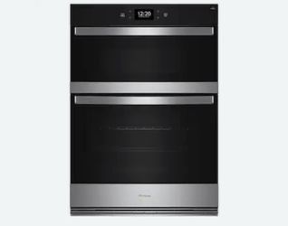 Whirlpool - 30" Smart Built-In Electric Combination Wall Oven with Air Fry - Stainless Steel