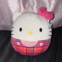Hello Kitty Plaid Plush
