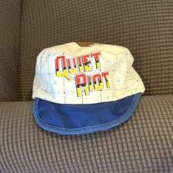 Vintage 1984 Quiet Riot "Metal Health" Painter's Style Hat
