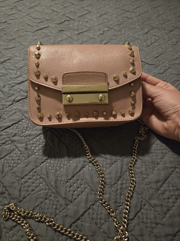 FURLA Julia Mini Studded Bag Crossbody