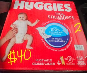 Huggies size 2 148 count $40