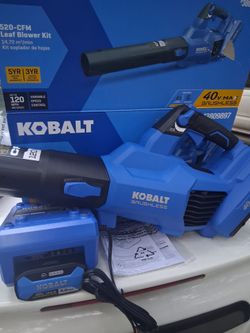 Kobalt 40V Leaf Blower kit