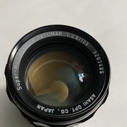 Super Multicoated Takumar 105mm F2.8 M42 Mount