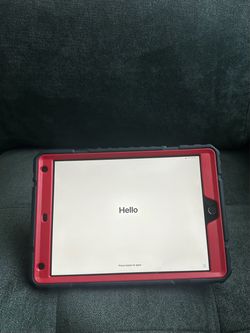 Apple iPad with case