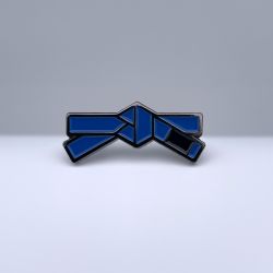 Brazilian Jiu Jitsu Blue Belt Enamel Pin