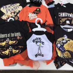 Dog Clothes Halloween Themed 