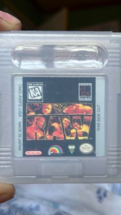 WWF Raw Nintendo Game Boy Game