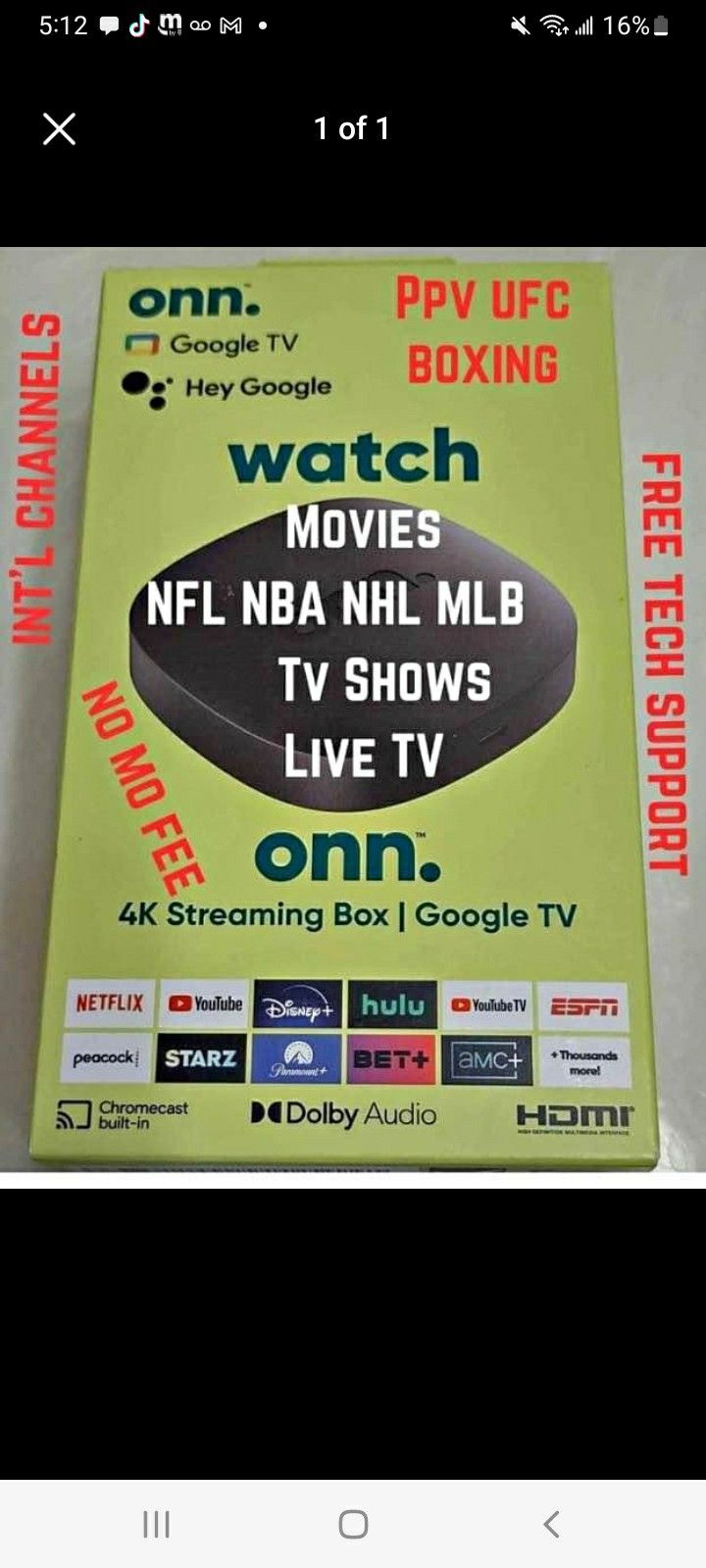 Firestick Android Box Smart Tv 