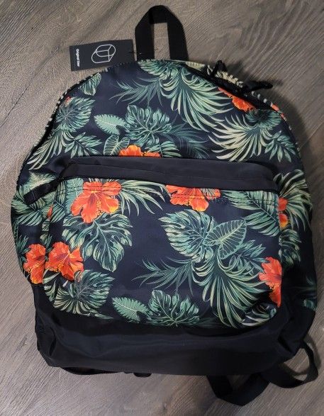 Floral Print Backpack, Black, Original Use Brand New with tags 