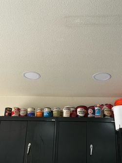 Antique oil cans (filled)