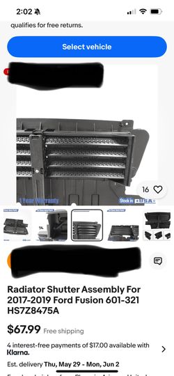 Radiator Shutter Assembly