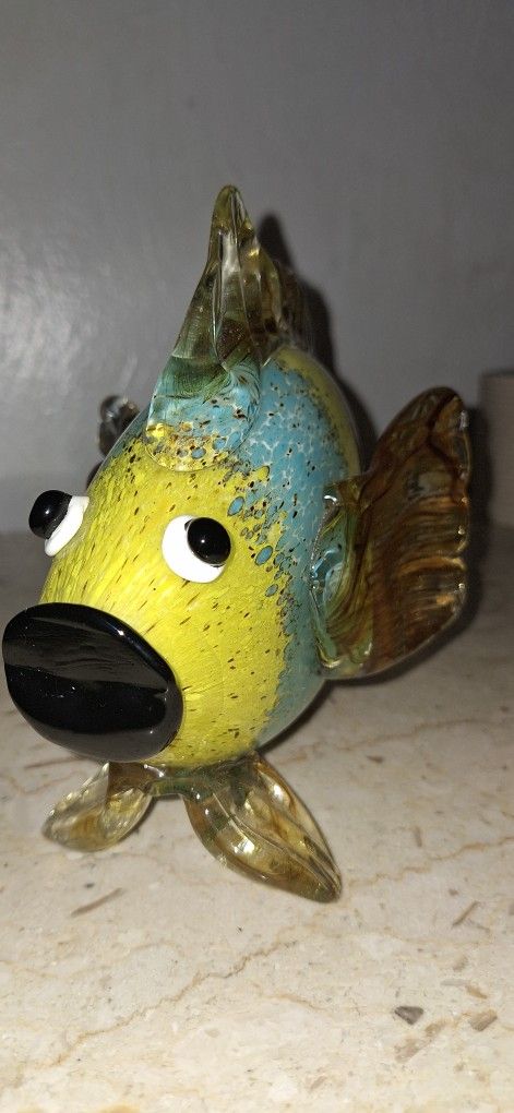 Hand Bown Art Glass Fish