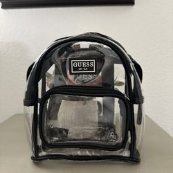 Guess Clear Backpack 