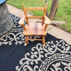 Childrens Antique Rocking Chair 