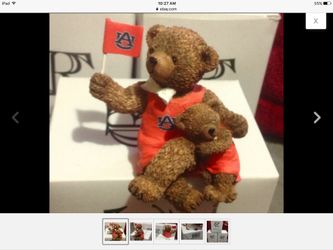 University of Auburn Susan & Shannon Cheerleaders Bleacher Bears Lot of 3