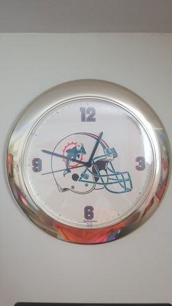 Miami Dolphins Clock