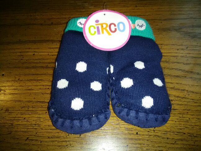 Baby girl Owl booties slipper sz 0-6