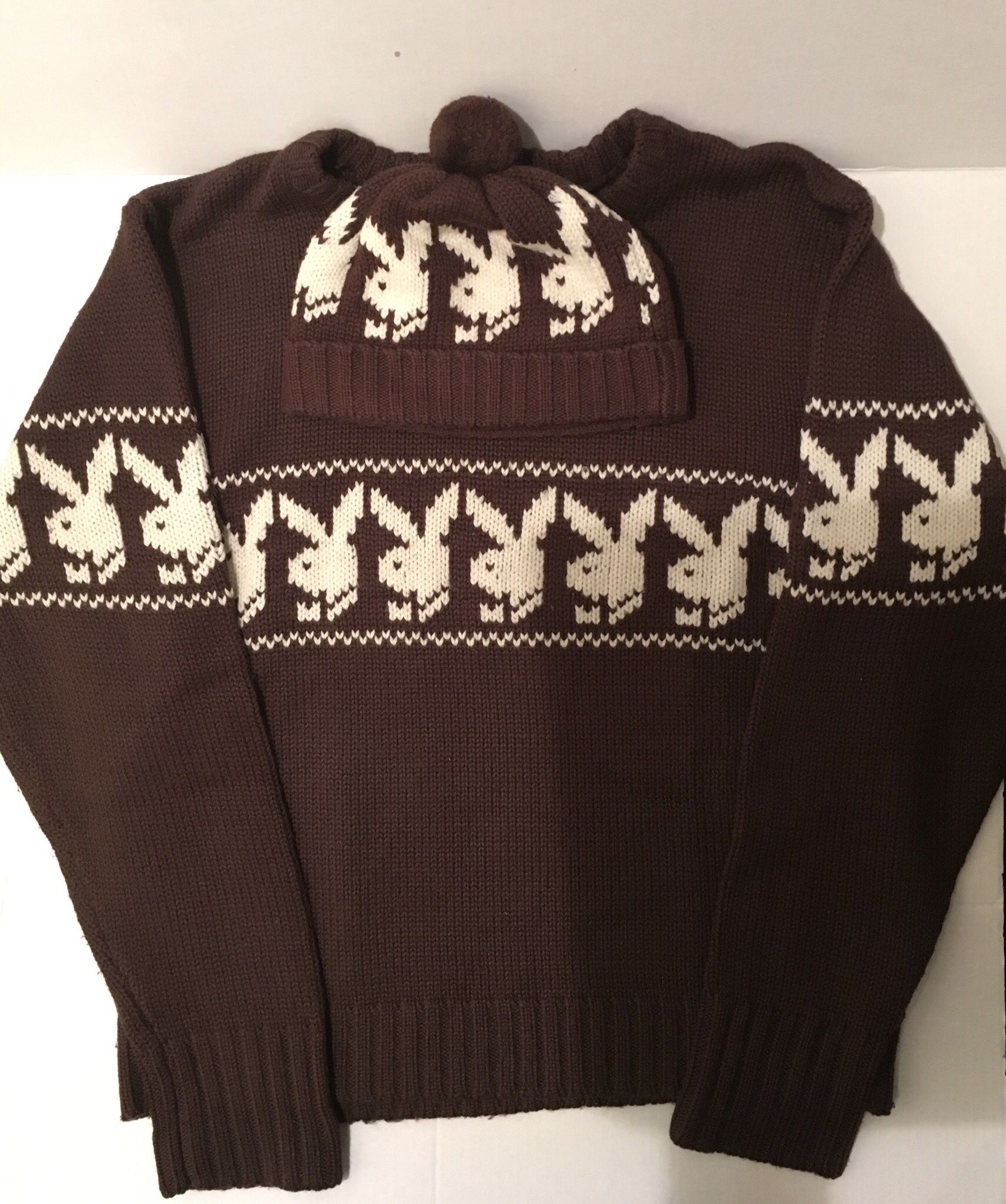 Sweater Playboy Brown Wool ( Limited Edition)