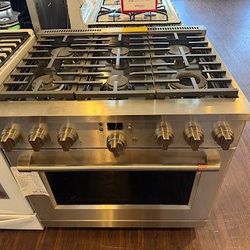 GE Cafe 36" Gas Range - CGY366P2TS14