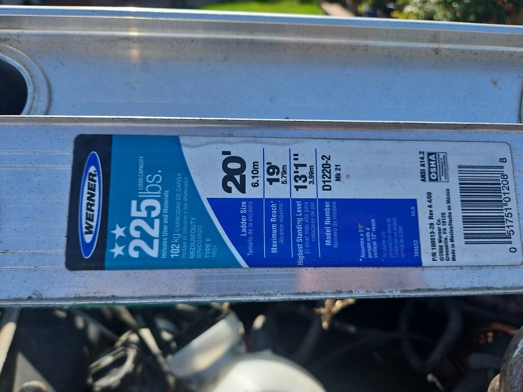 Werner 20 Ft Ladder