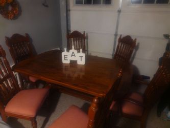 Vintage solid oak
