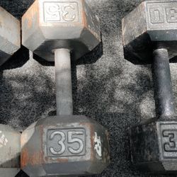 DUMBBELLS...