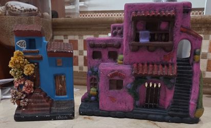 Ceramic hand painted Casitas