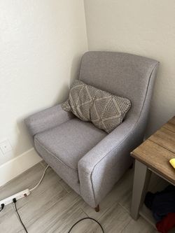 Modern Gray Armchair