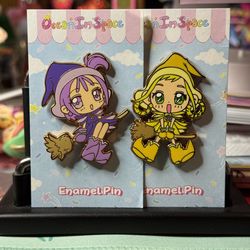 Ocean in Space Omamajo Doremi - Onpu and Momoko Enamel Pins