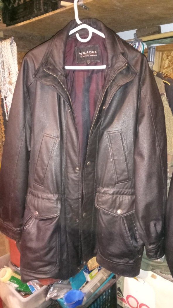 Wilson's Leather Trench Jacket