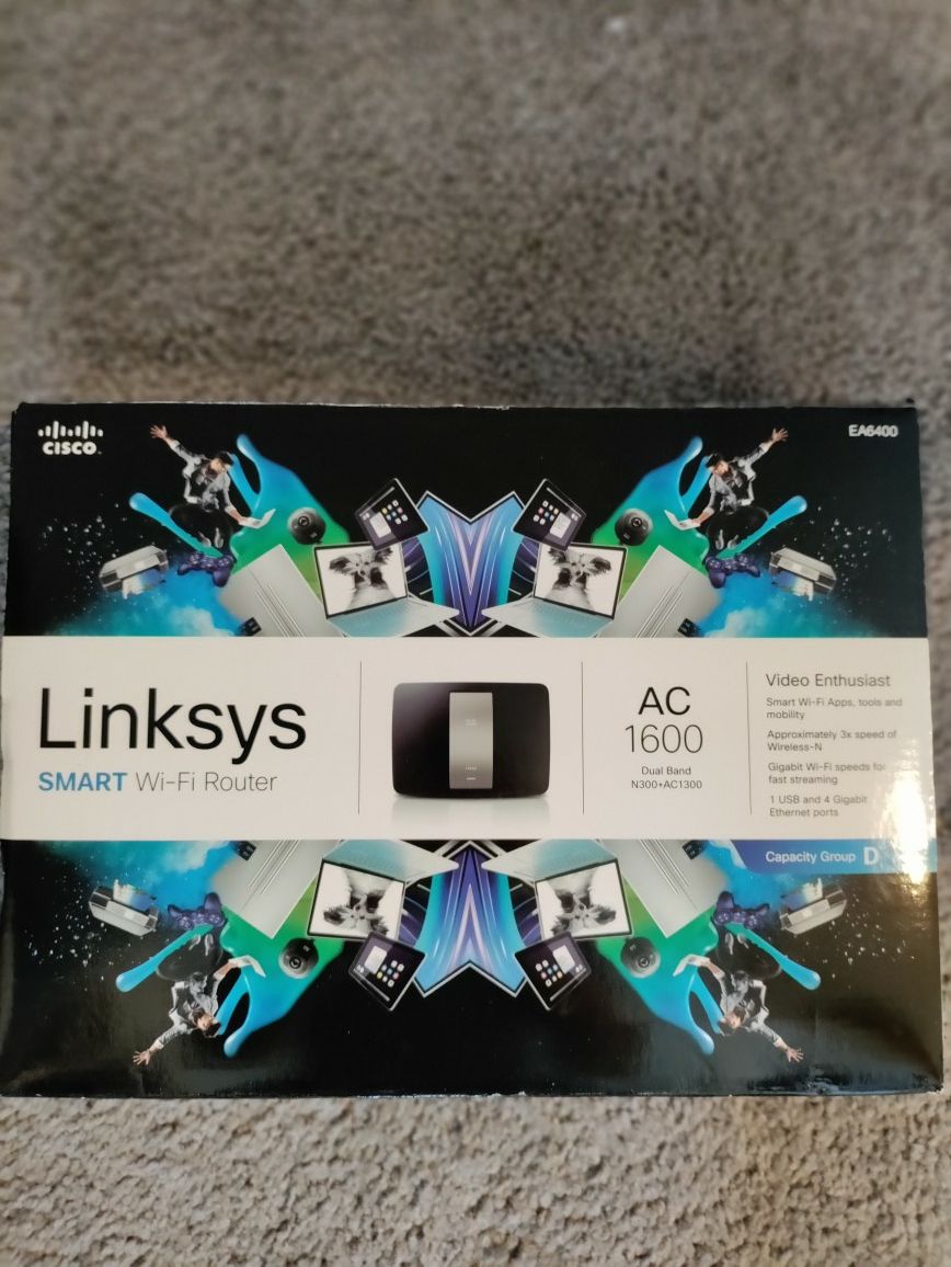 Linksys EA6400 AC1600 Dual-Band Smart WiFi Router