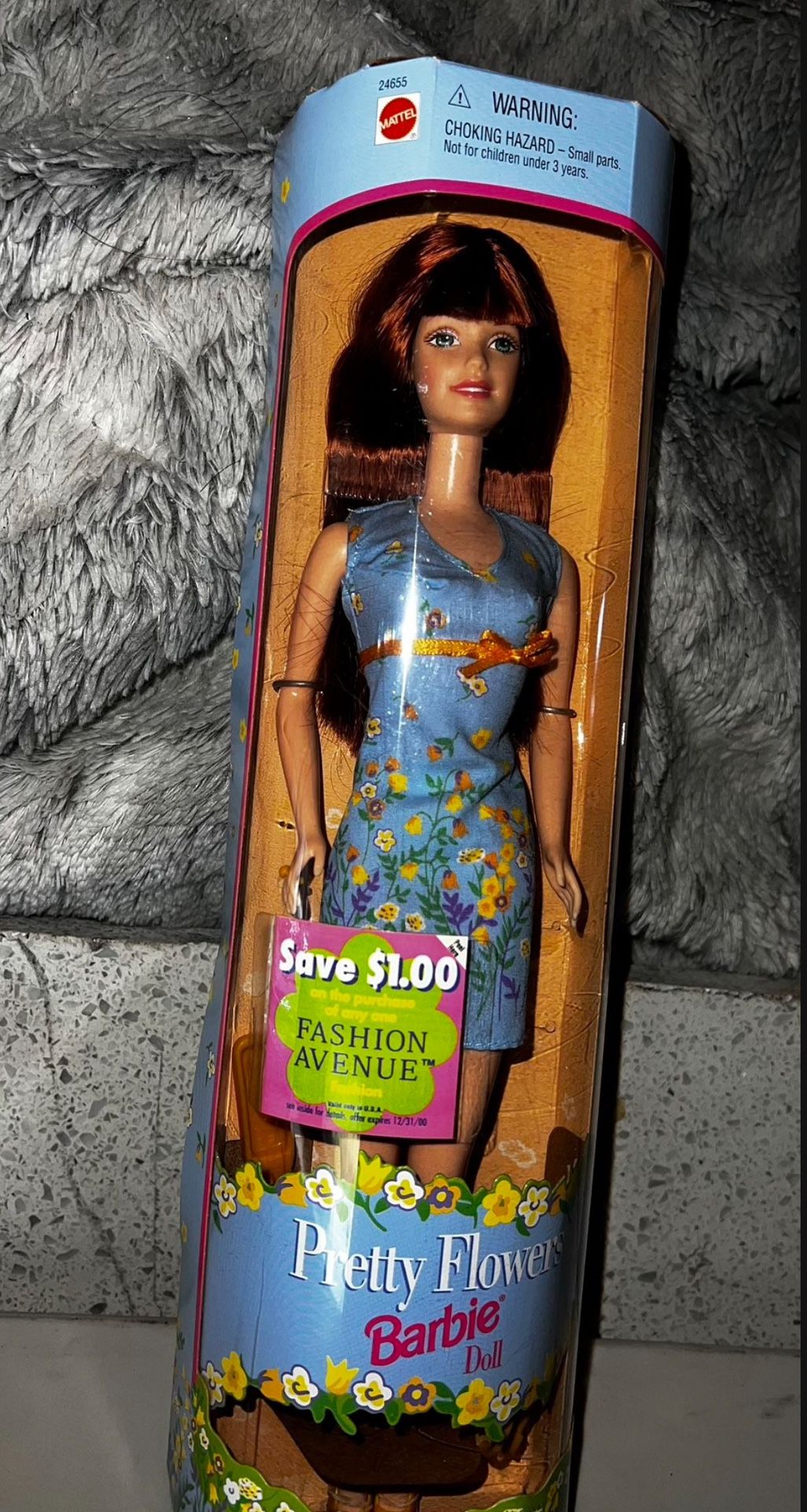 Vintage Pretty Flowers Barbie