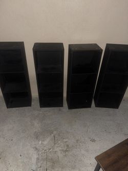 Cabinets and tables
