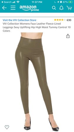 Brand new leather faux leggings