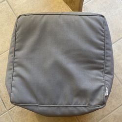 Two Grey Ottomans/bean Bags/poofs