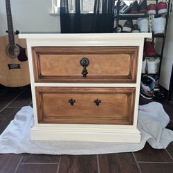 Stain & Painted Refurbished Dresser